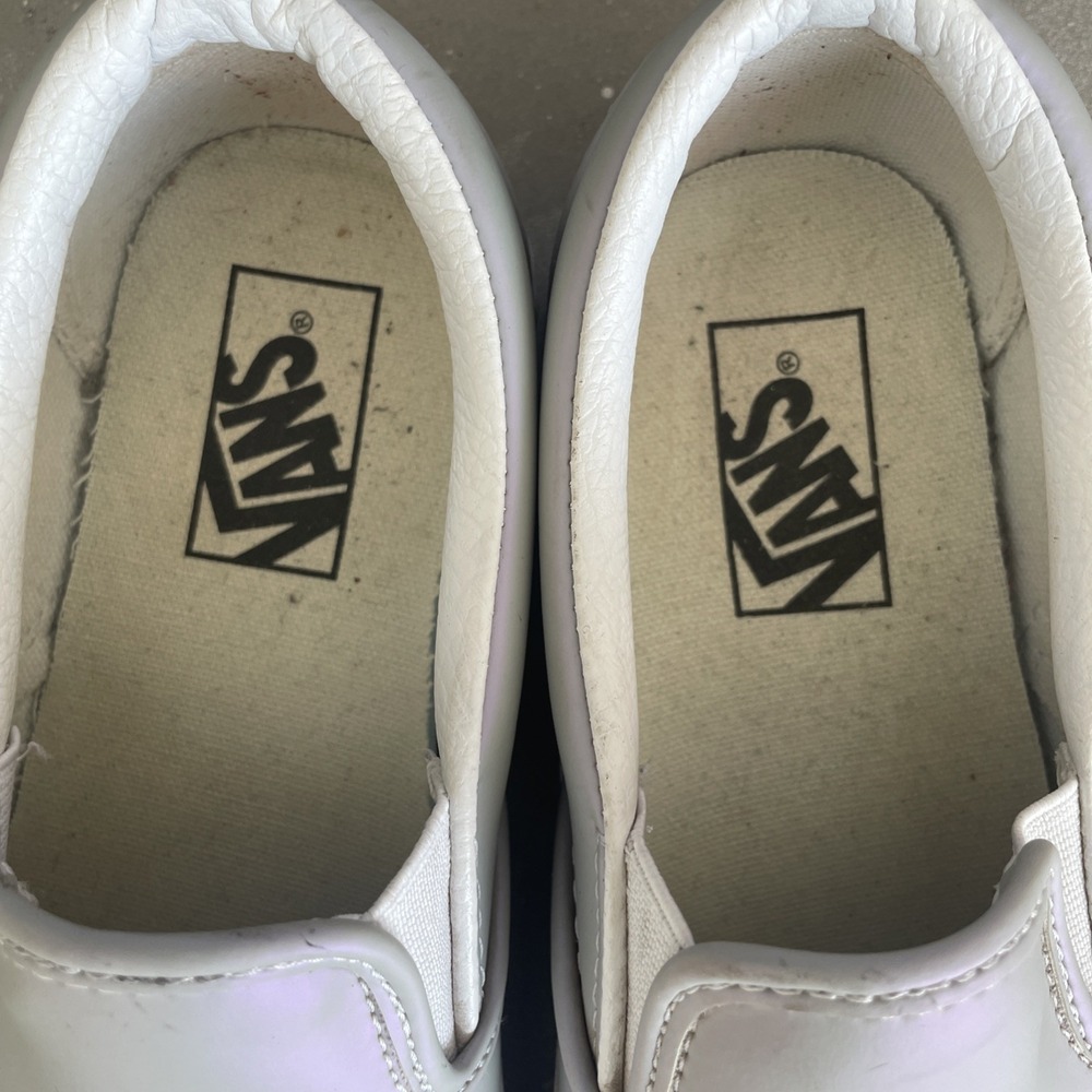 Vans Shoes Pearl Purple Iridescent Unisex W8.5 M7 Sneakers Classic Color Change - Picture 12 of 14
